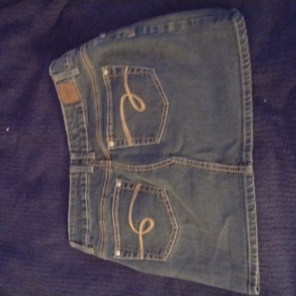 I love Justice jeans "skorts" - Picture 2 of 3